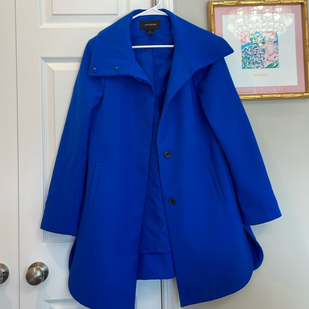 Ann Taylor Blue Coat